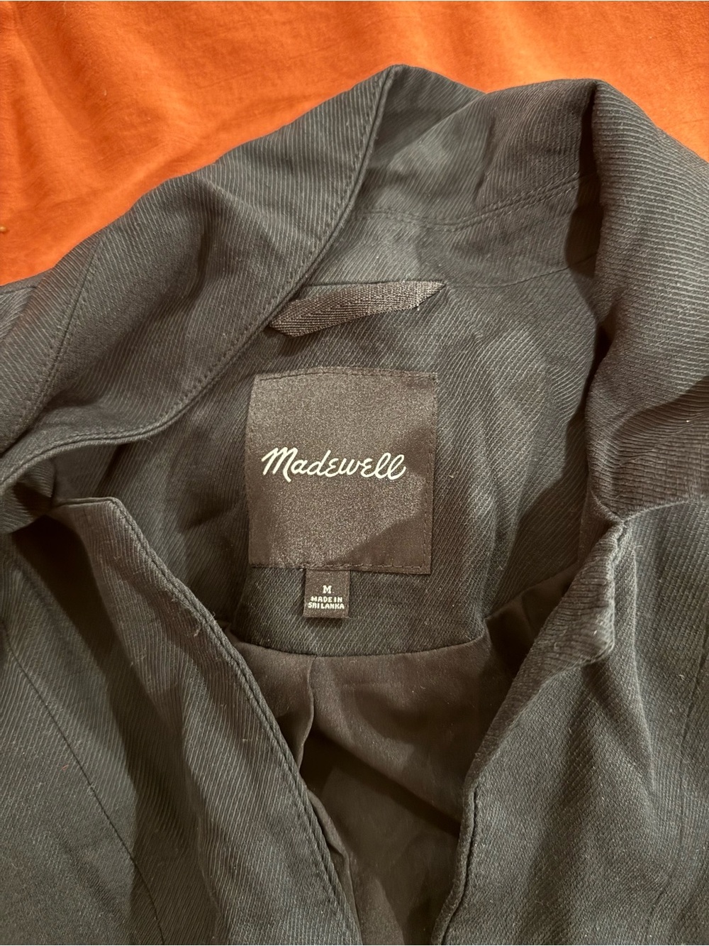 Madewell Black Double-Breasted Blazer Jacket - Picture 5 of 7